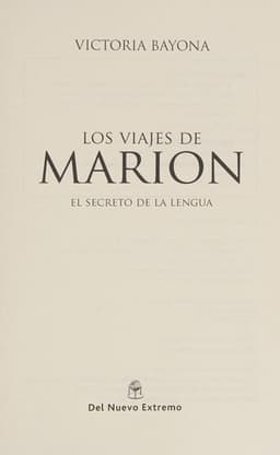 Portada de Los Viajes de Marion