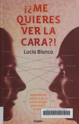 Portada de ¿Me Quieres Ver la Cara? / What's in a Face?