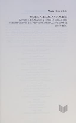 Portada de Mujer, Alegoría y Nación