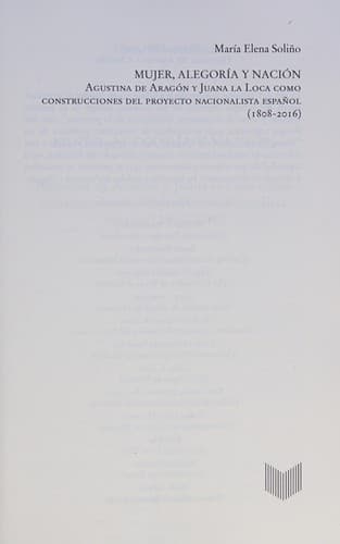Portada de Mujer, Alegoría y Nación