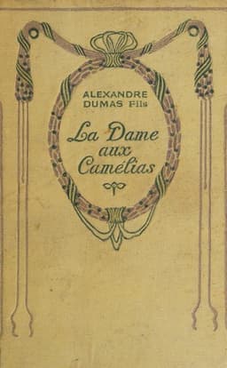 Portada de La dame aux camélias [novel]
