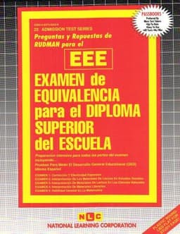 Portada de Examen De Equivalencia Para El Diploma De Escuela Superior (GED in Spanish)