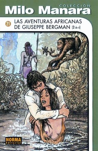 Portada de Las aventuras Africanas de Giuseppe Bergman Vol. 2/ African Adventures Vol. 2 (Milo Manara Coleccion)
