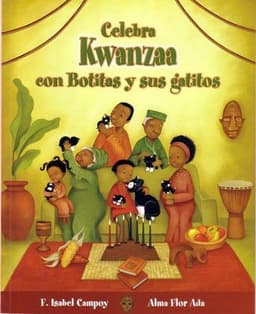 Portada de Celebra Kwanzaa con Botitas y sus gatitos
