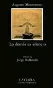 Portada de Lo demás es silencio