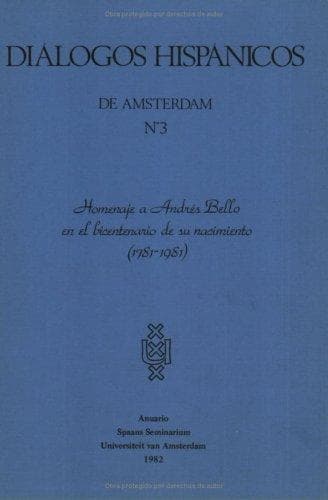 Portada de Homenaje a Andrés Bello en el bicentenario de su nacimiento (1781-1981)