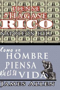 Portada de Piense y hágase rico & Como un Hombre Piensa Asi es Su Vida