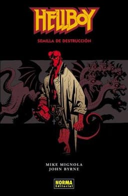 Portada de Hellboy: Semilla de Destrucciýýn/ Hellboy