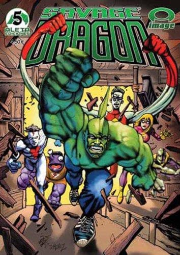 Portada de Savage Dragon, vol. 5: Los jinetes insecto/ Savage Dragon vol. 5