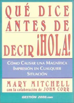 Portada de Qué dice antes de decir ¡Hola!