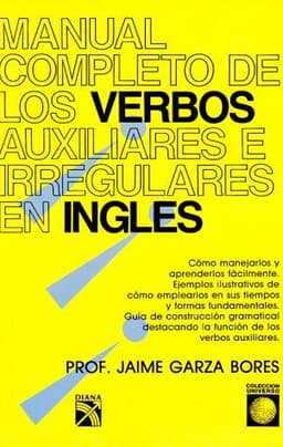 Portada de Manual completo de los verbos auxiliares e irregulares en inglés