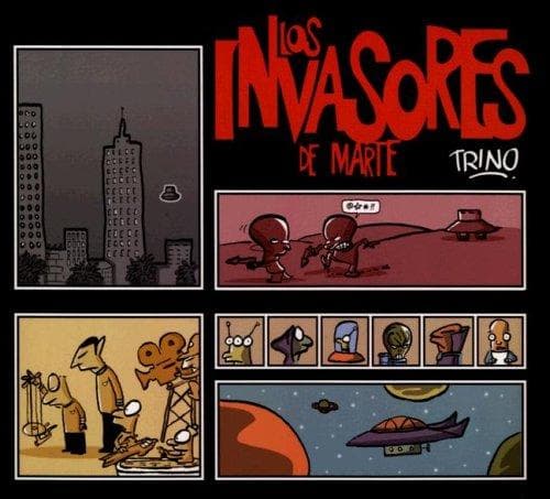 Portada de Los invasores de Marte
