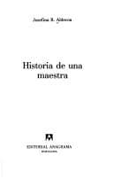 Portada de Historia de una maestra
