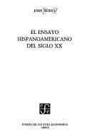 Portada de El Ensayo hispanoamericano del siglo XX