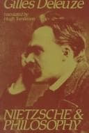 Portada de Nietzsche et la philosophie