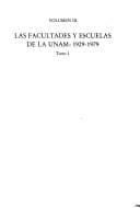 Portada de Las facultades y escuelas de la UNAM