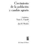 Portada de Crecimiento de la población y cambio agrario