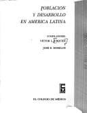 Portada de Población y desarrollo en América Latina