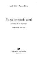Portada de Yo ya he estado aquí