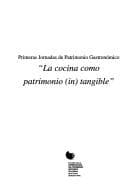 Portada de La cocina como patrimonio (in) tangible