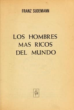 Portada de Los hombres mas ricos del mundo