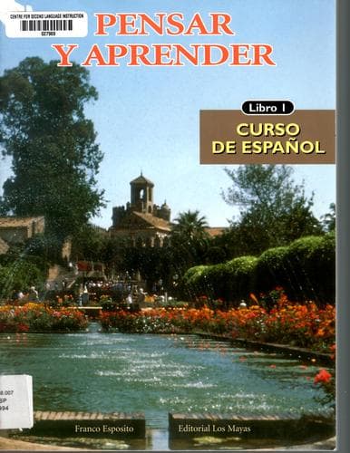 Portada de Pensar y aprender, libro 1