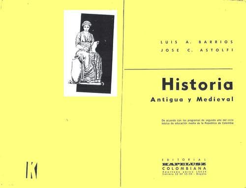 Portada de Historia Antigua y Medieval