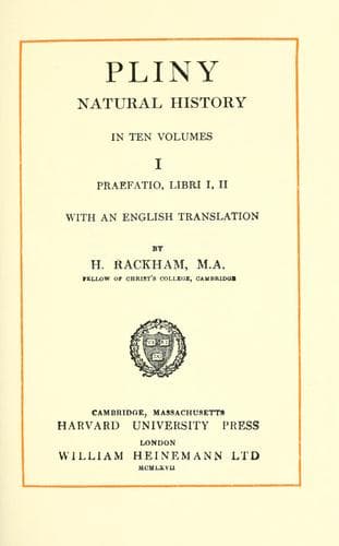 Portada de Naturalis historia