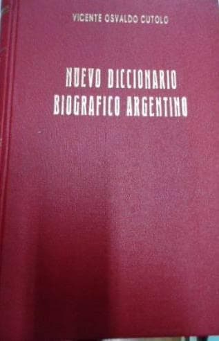 Portada de Nuevo diccionario biográfico argentino