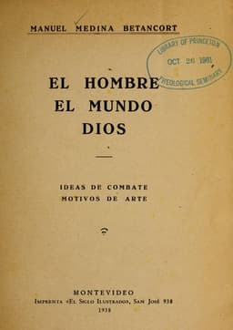 Portada de El hombre, el mundo, Dios