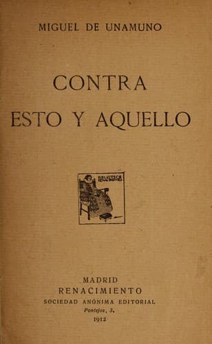 Portada de Contra esto y aquello