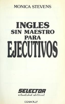 Portada de Inglés sin maestro para ejecutivos