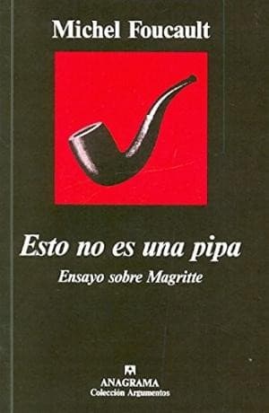 Portada de Esto no es una pipa:ensayo sobre Magritte