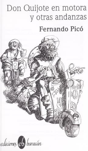 Portada de Don Quijote en motora y otras andanzas