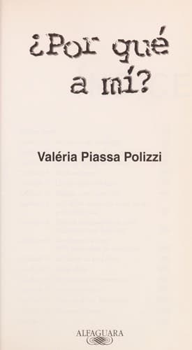 Portada de Por Que a Mi?