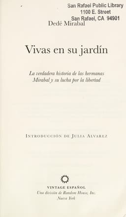 Portada de Vivas en su jardín