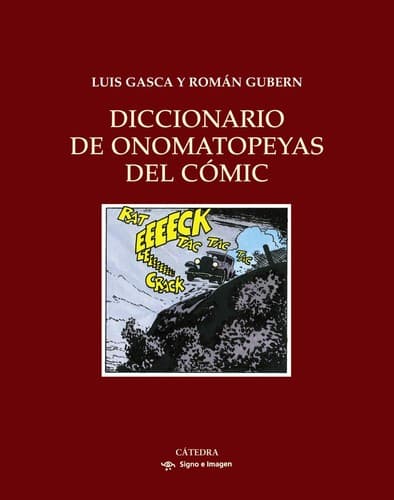 Portada de Diccionario de onomatopeyas del cómic - 2. edición.