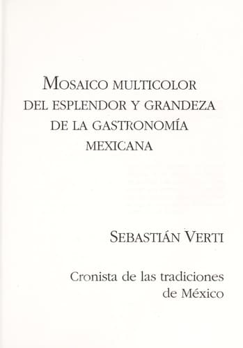 Portada de Historia de la comida en México
