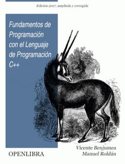 Portada de Fundamentos de programación con el lenguaje de programación C++