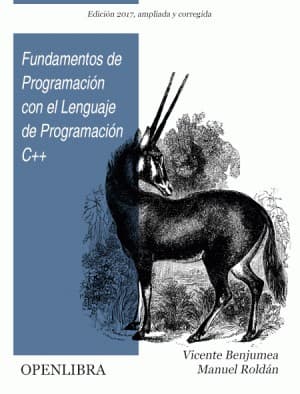 Portada de Fundamentos de programación con el lenguaje de programación C++