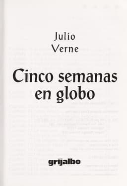 Portada de Cinq semaines en ballon