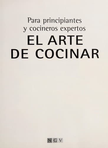 Portada de El arte de cocinar