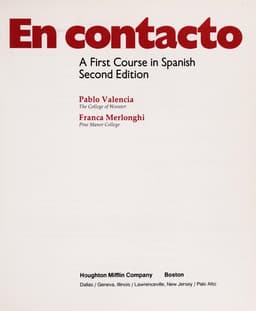 Portada de En contacto