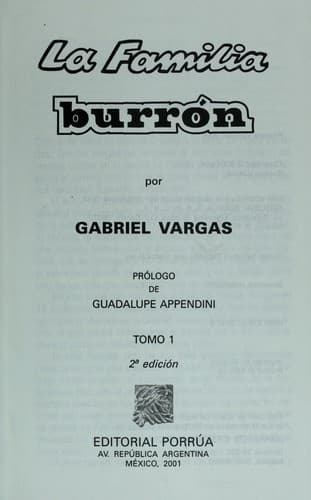 Portada de La Familia Burrón