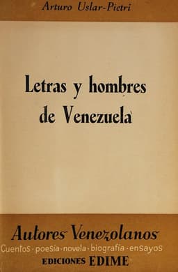 Portada de Letras y hombres de Venezuela