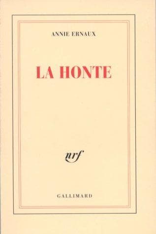 Portada de La honte