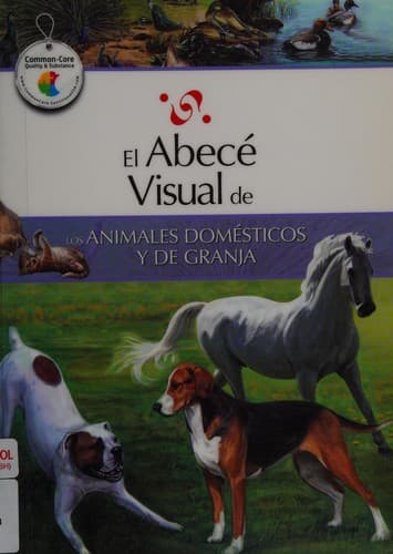Portada de El abecé visual de los animales domésticos y de granja
