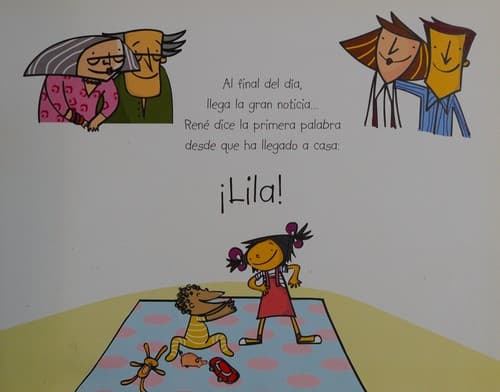 Portada de Lila tiene un hermanito