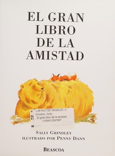 Portada de El gran libro de la amistad