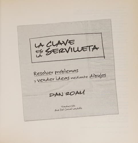 Portada de La clave es la servilleta